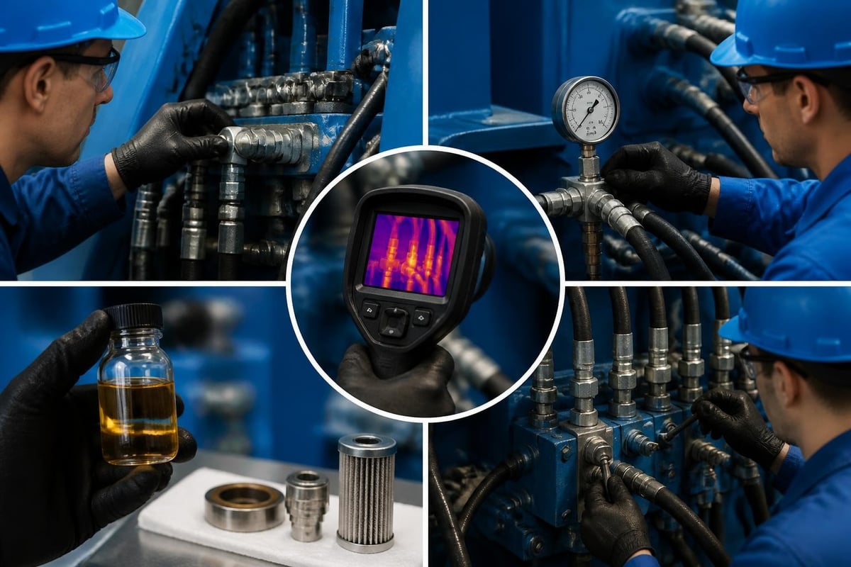 Hydraulic diagnostic process