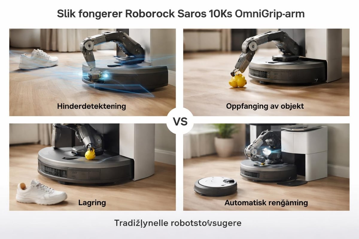 Roborock Saros 10R OmniGrip features