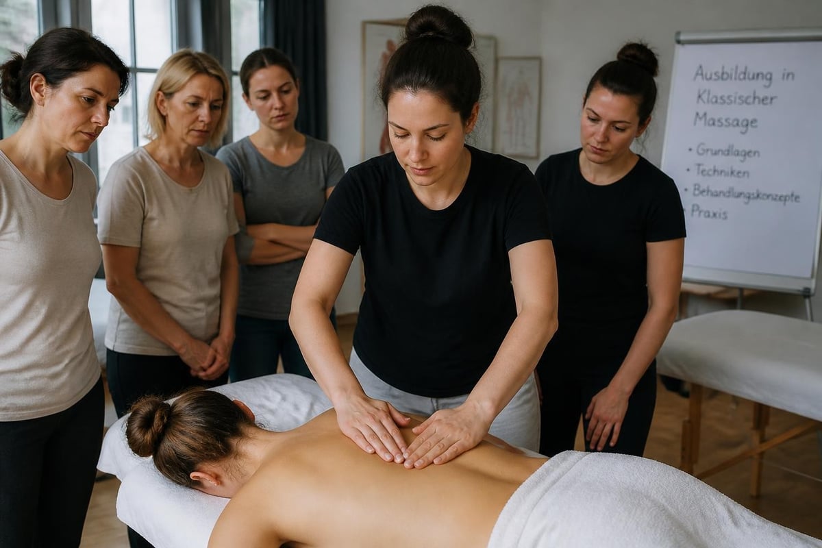 Massagetechniken Lernprozess