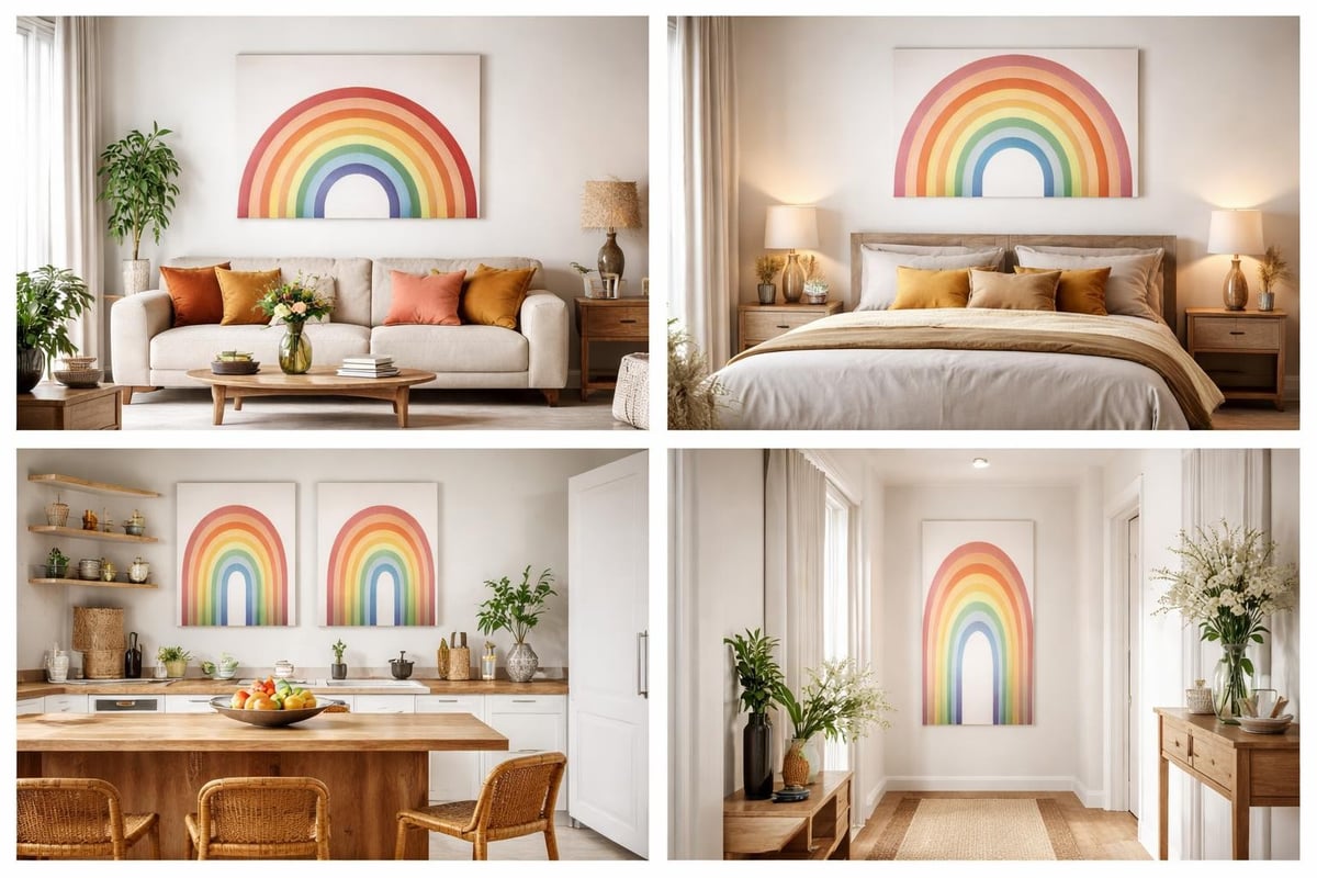 Rainbow art room placement guide