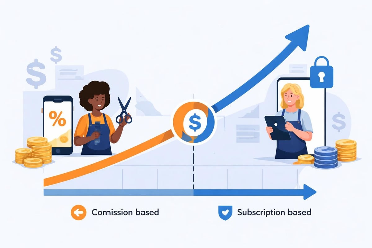 Commission-based pricing comparison