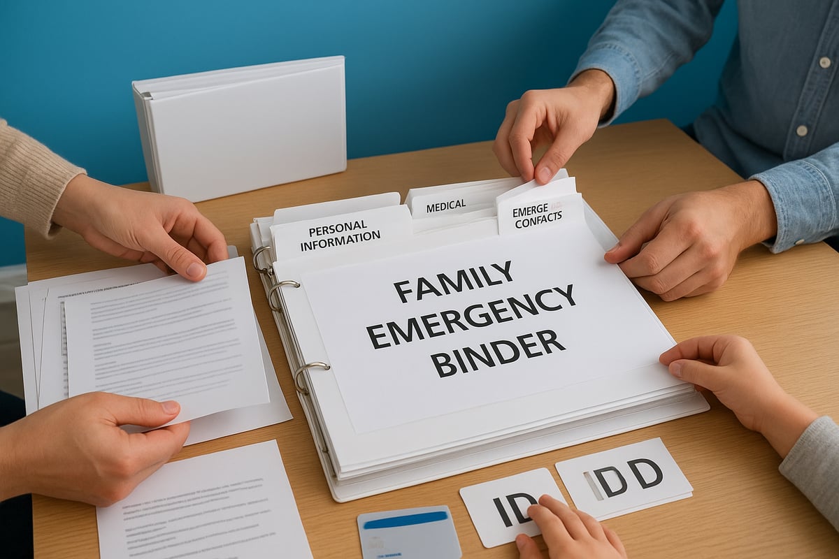 Key Components: What to Include in Your Family Emergency Binder