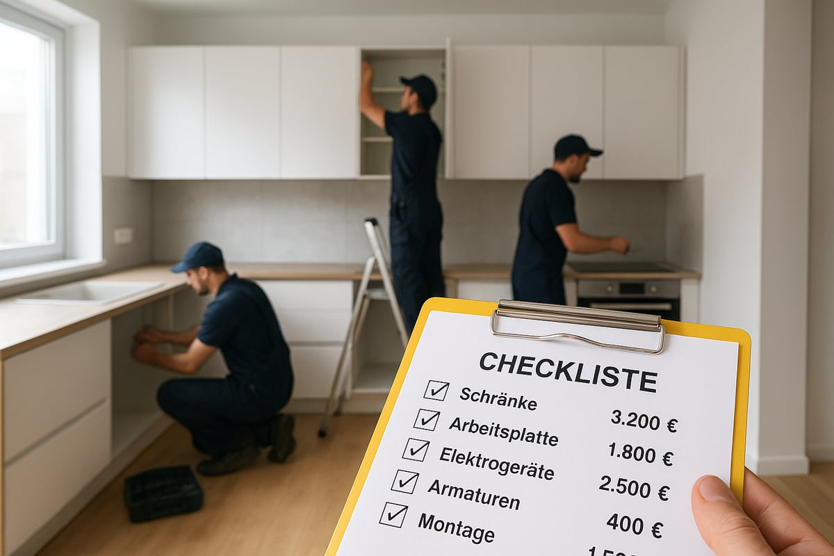 Aktuelle Kostenübersicht für den Küchenaufbau 2026