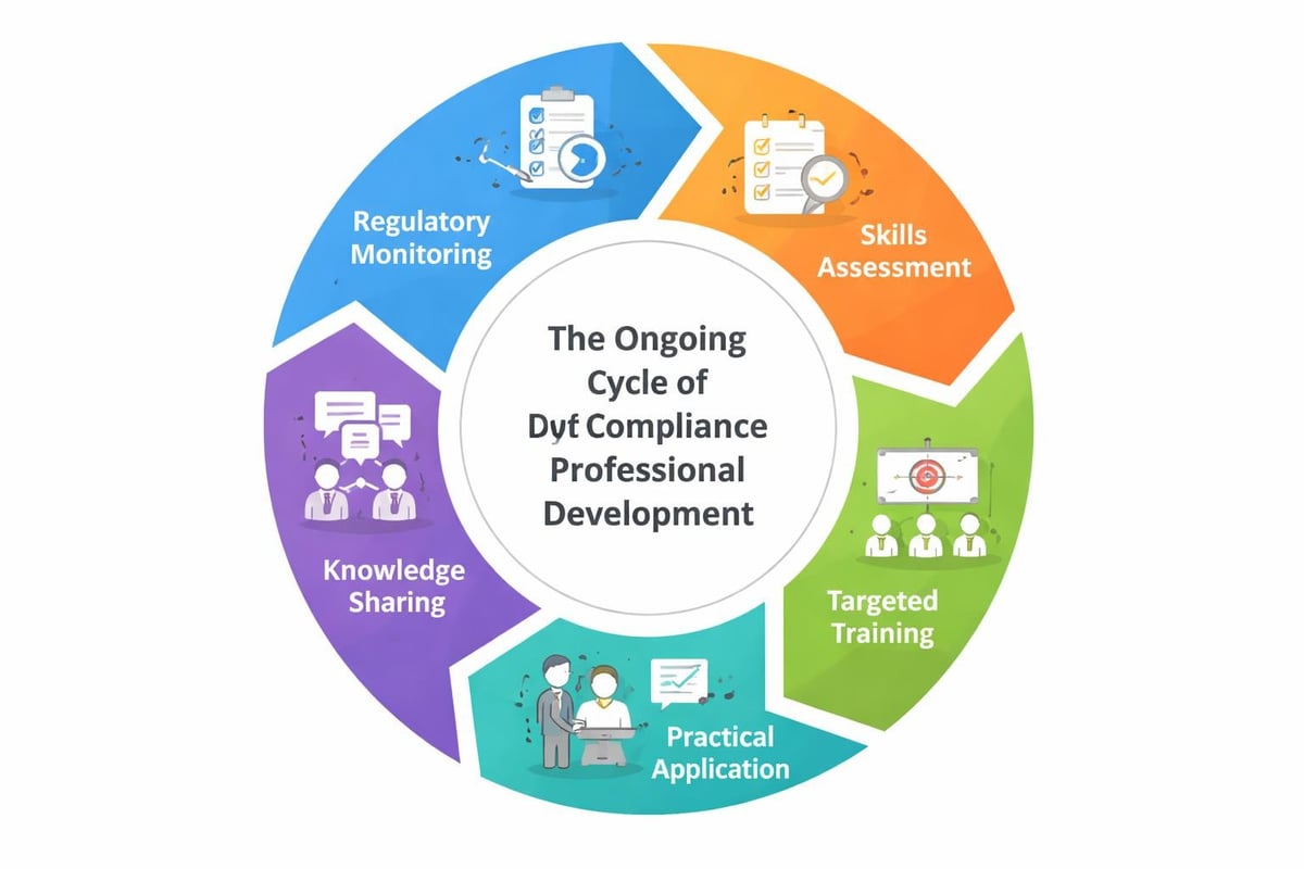 Continuous professional development cycle for compliance managers