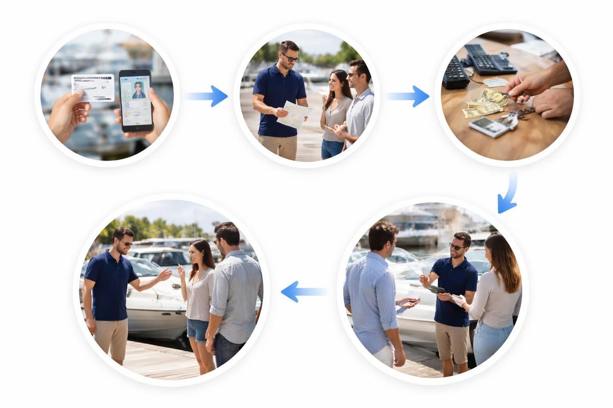 Boat hire licensing process