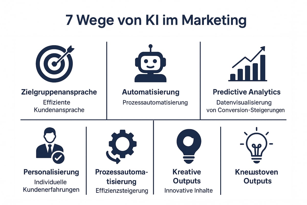 7 Wege, Wie KI das Marketing revolutioniert