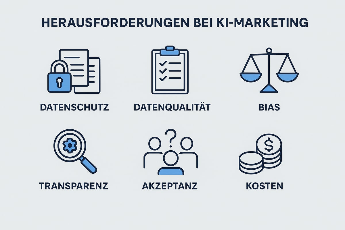 Herausforderungen und Grenzen beim Einsatz von KI Im Marketing