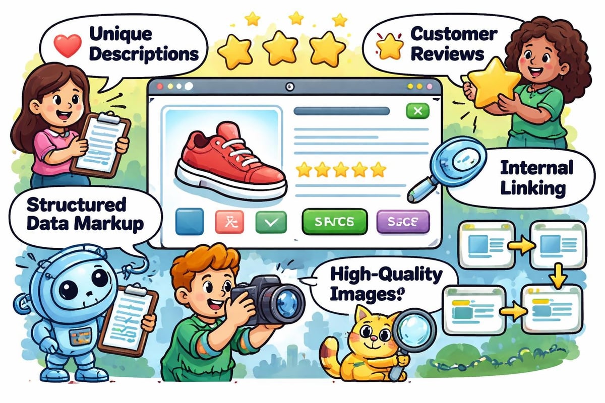 Product page SEO elements