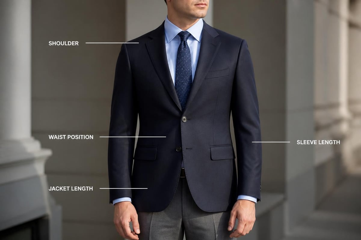 Show jacket fit points