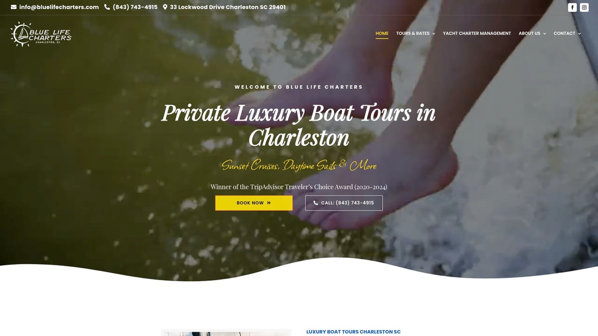 6 Best Charleston Sunset Cruise Experiences for 2025 - Blue Life Charters: Private Luxury Sunset Cruise