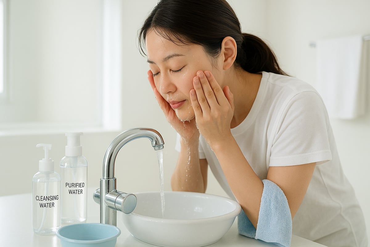 美肌を引き出す洗顔水の正しい使い方・ステップガイド