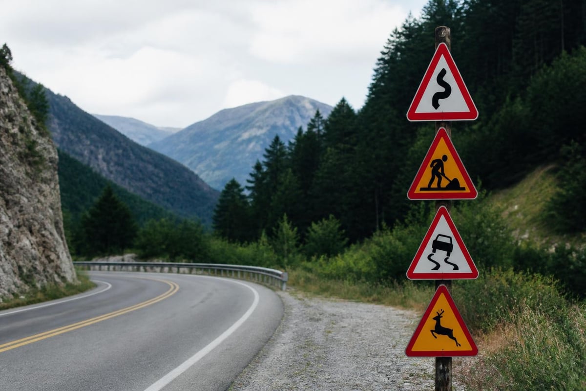 Warning sign classification system