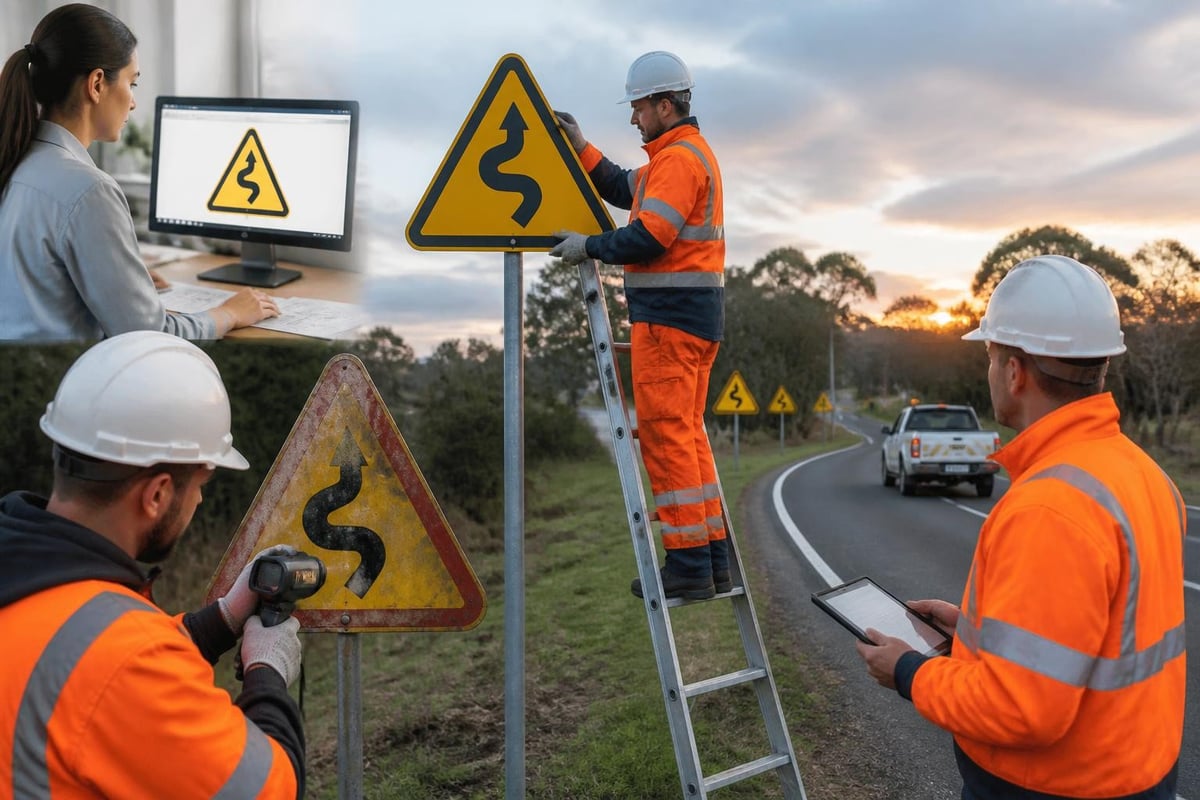 Warning sign maintenance cycle
