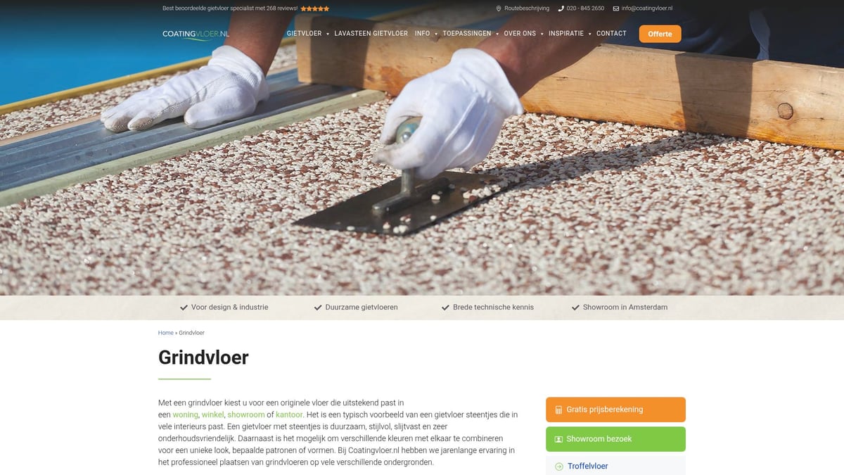 6 Populaire Soorten Gietvloer Voor Jouw Interieur in 2026 - Grindvloer (steentapijt/siergrind)