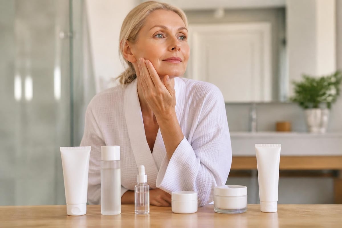 Morning skincare layering