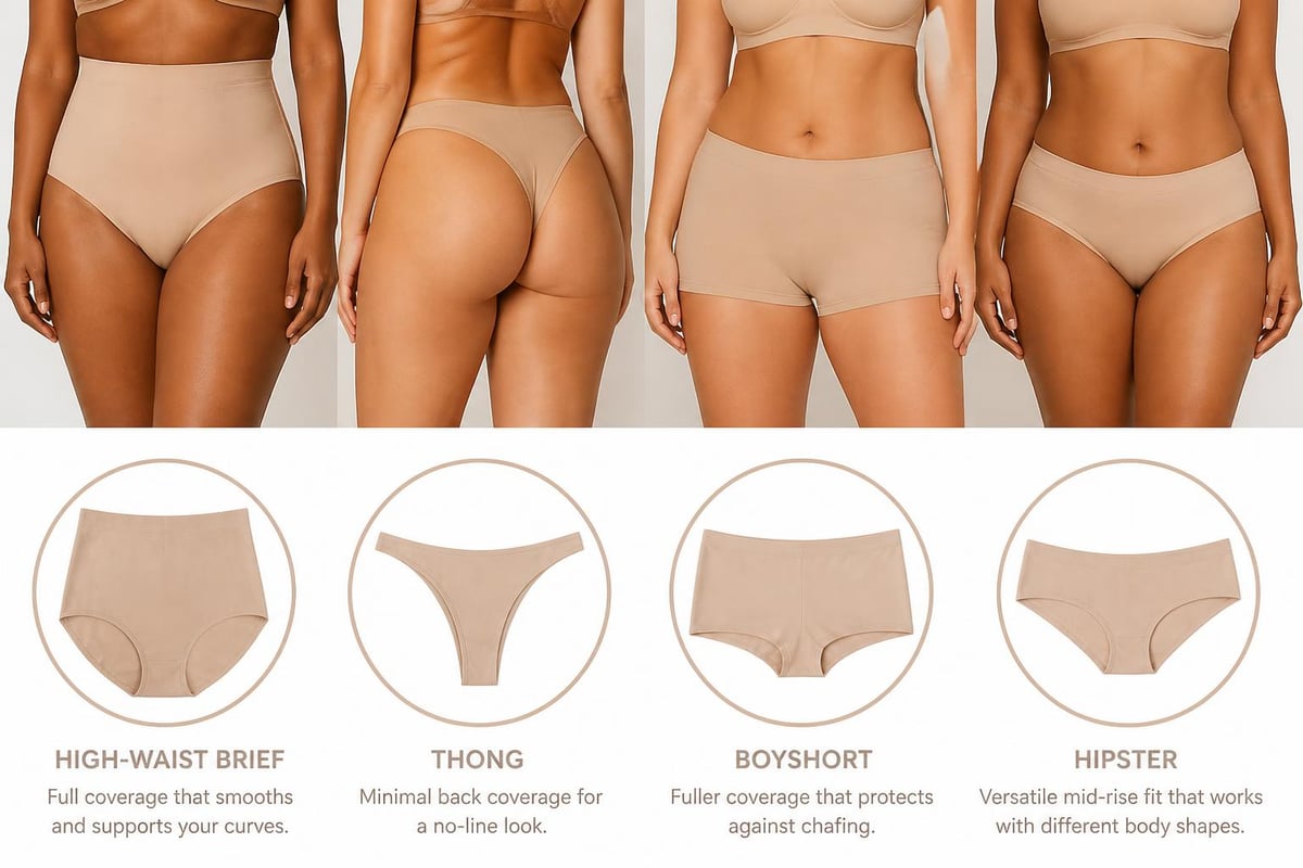 Curves underwear styles comparison
