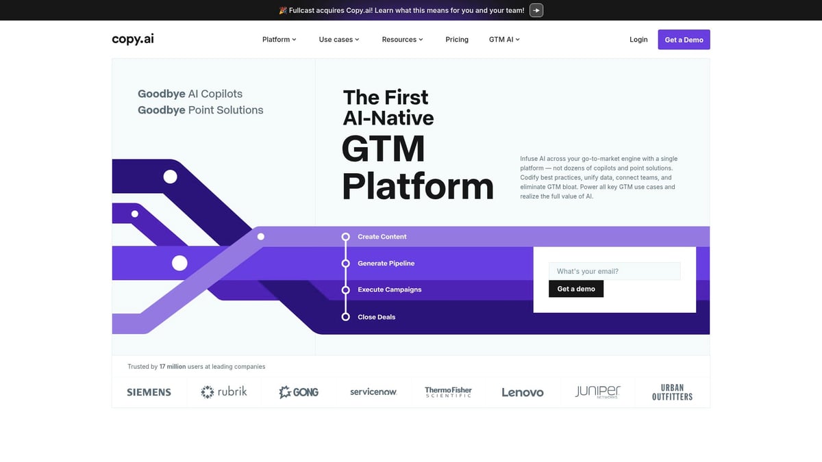 10 Inspiring AI Landing Pages to Boost Conversions in 2025 - Copy.ai