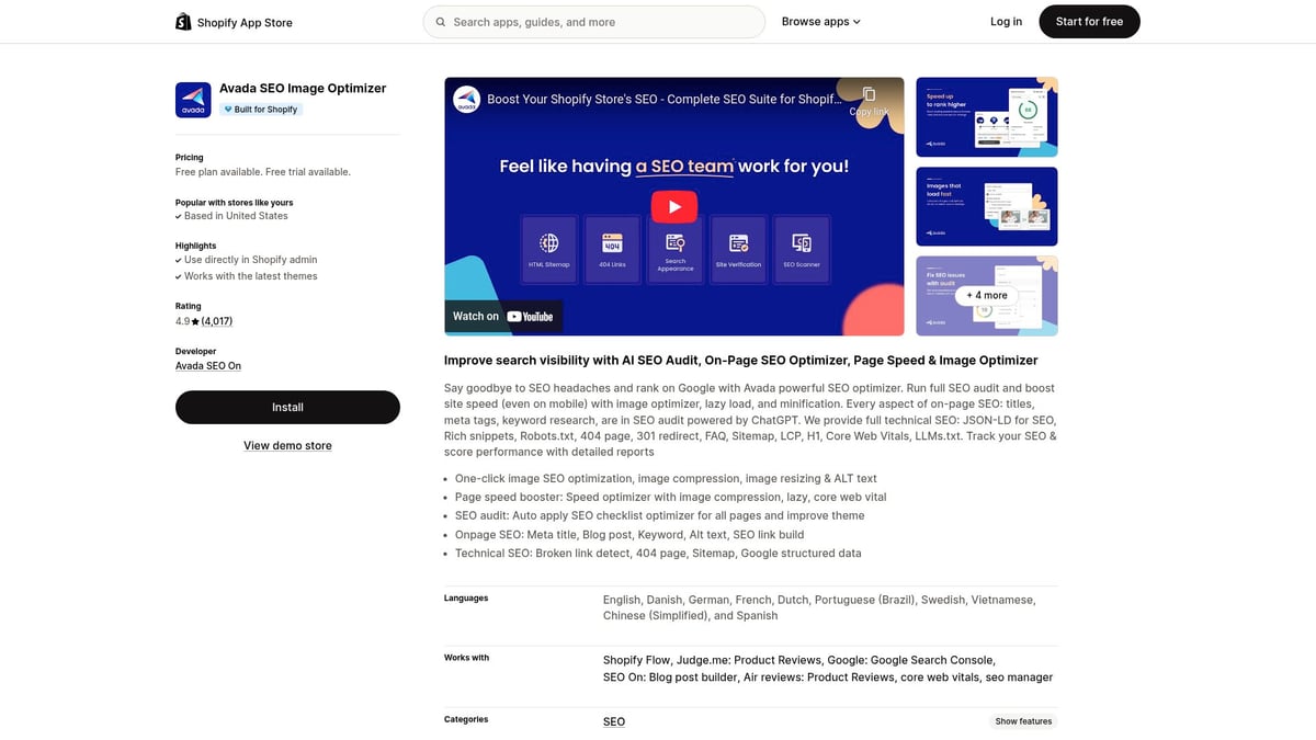 Top 10 SEO Apps to Boost Your Rankings in 2026 - Avada SEO Image Optimizer