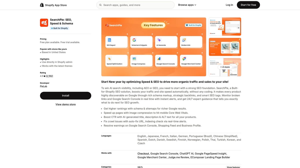 Top 10 SEO Apps to Boost Your Rankings in 2026 - SearchPie: SEO, Speed & Schema