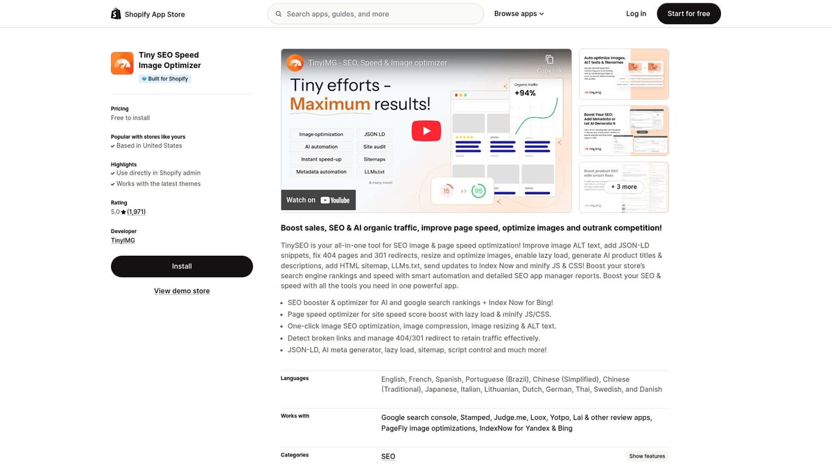 Top 10 SEO Apps to Boost Your Rankings in 2026 - Tiny SEO Speed Image Optimizer
