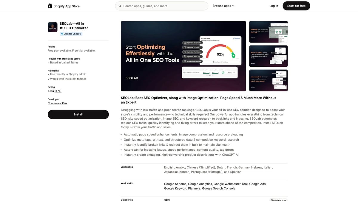 Top 10 SEO Apps to Boost Your Rankings in 2026 - SEOLab—All in #1 SEO Optimizer