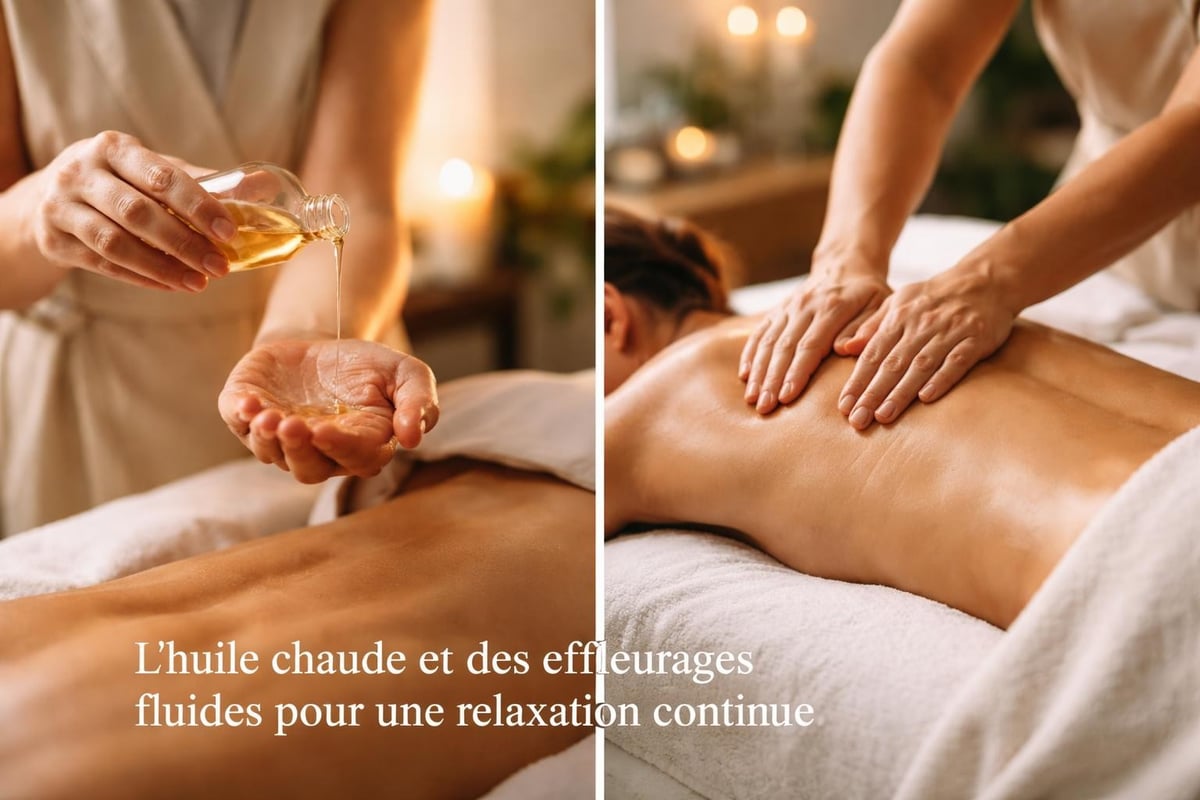 Techniques d'application huile relaxante
