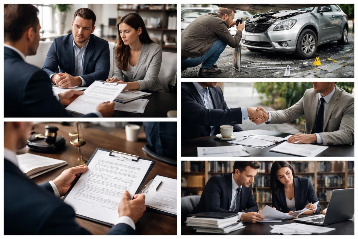 Legal process for motor vehicle accident claims