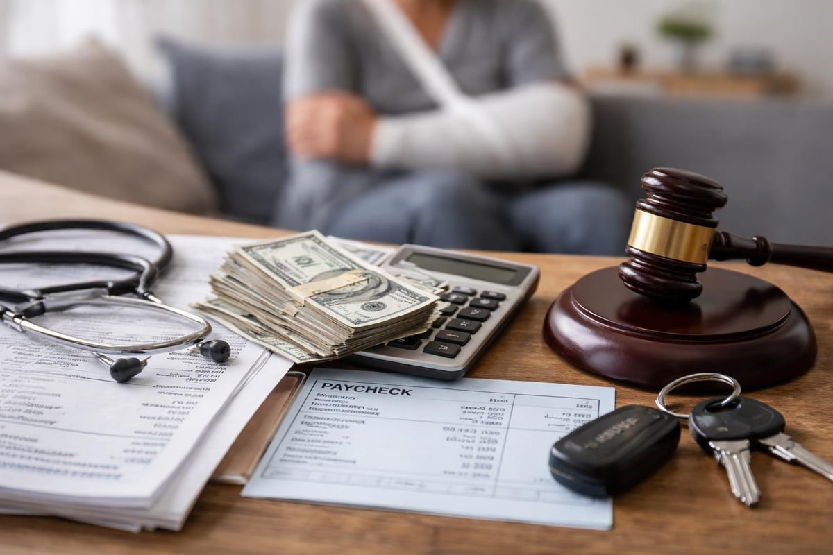 Compensation calculation for motor vehicle accidents