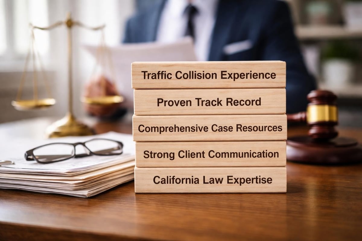Attorney qualities for motor vehicle accidents