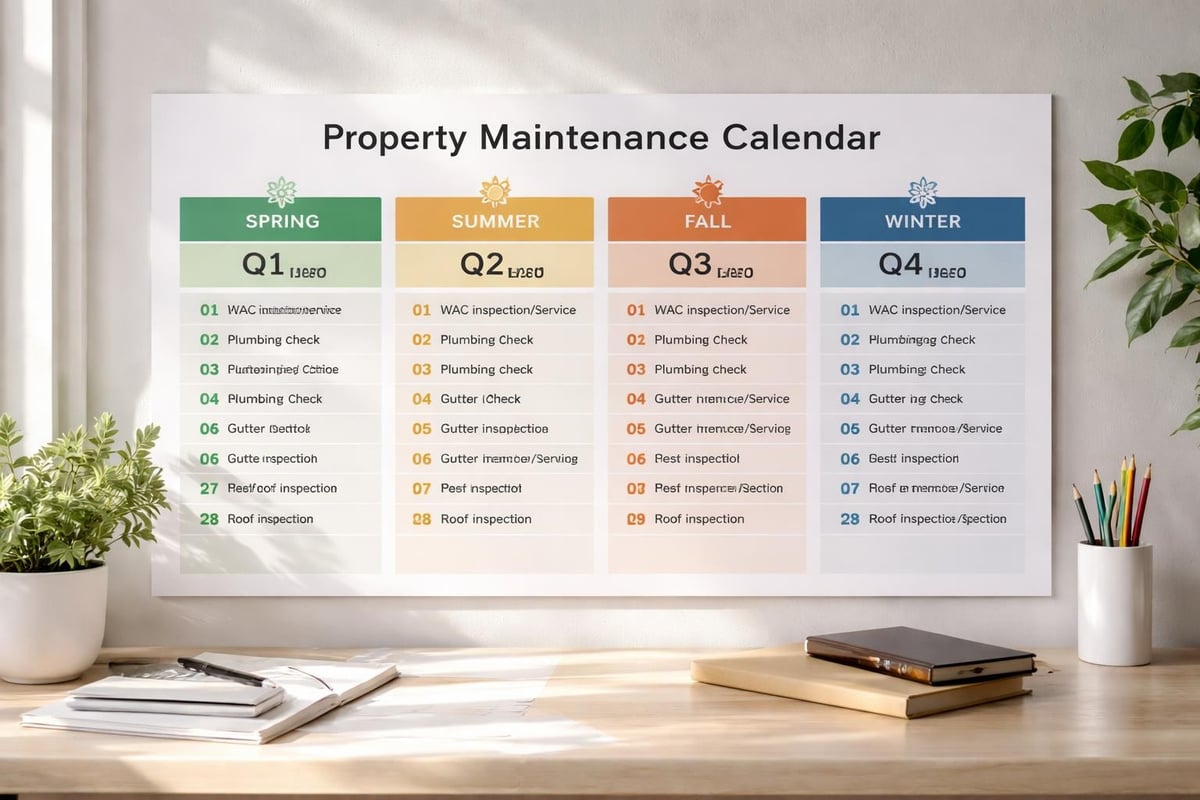 Preventive maintenance schedule