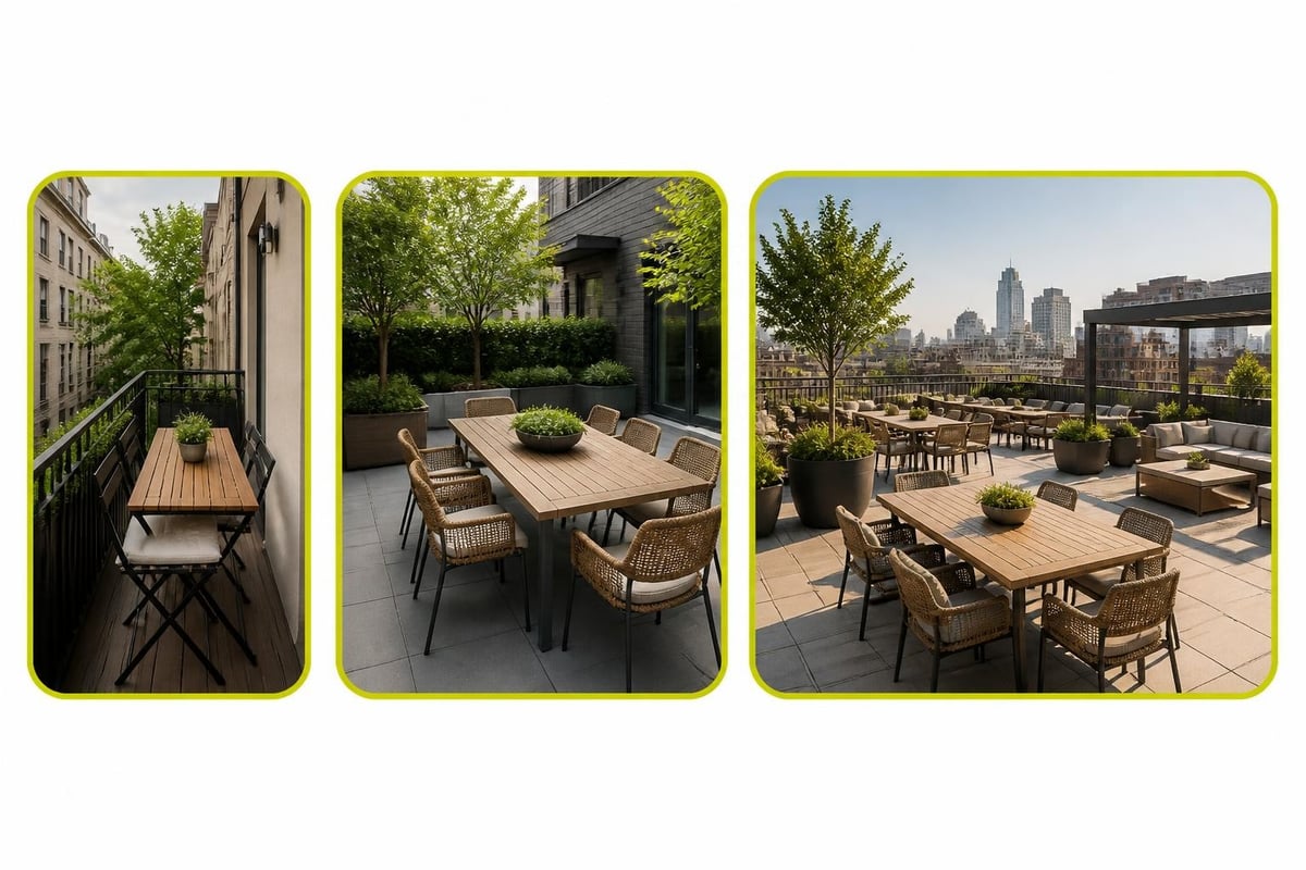 Space planning for Hong Kong outdoor dining