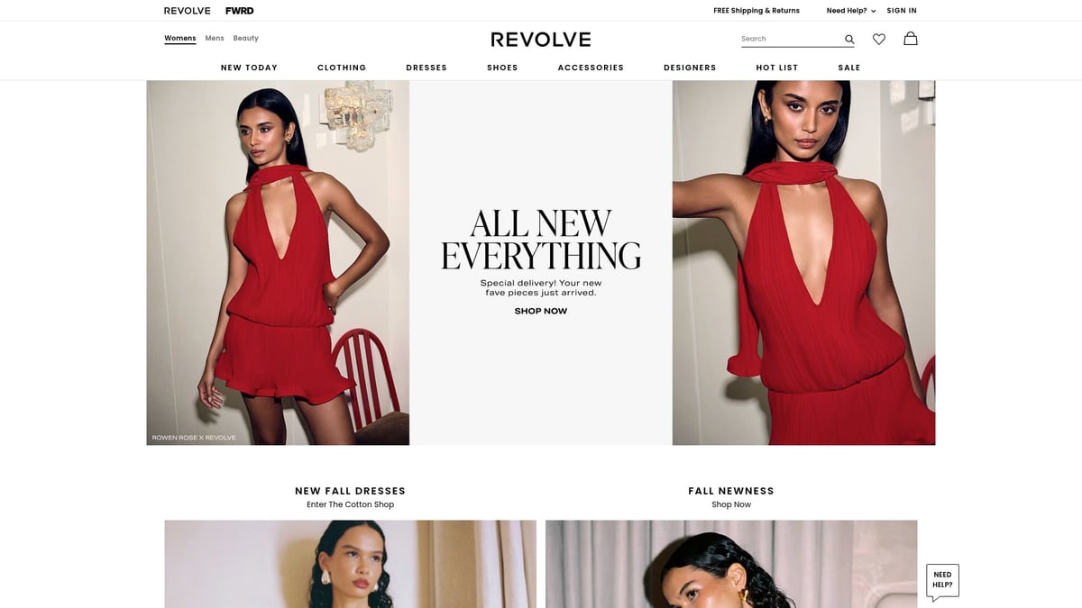 9 Must-Try Best Online Clothing Boutiques for 2025 - Revolve