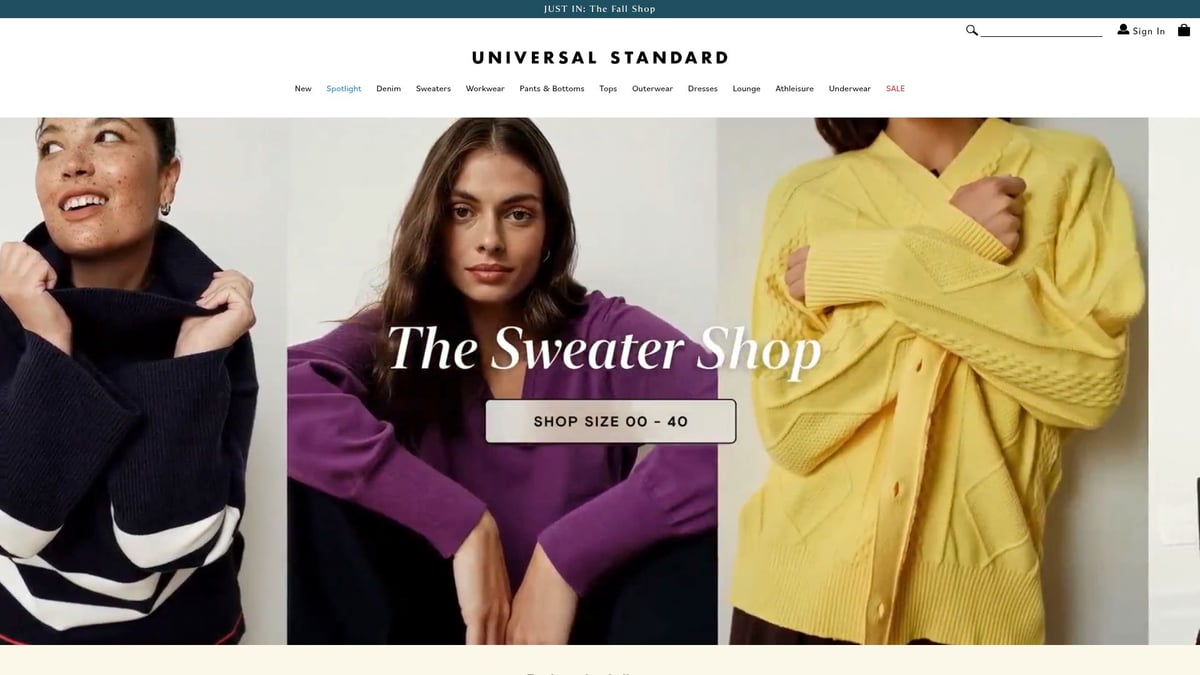 9 Must-Try Best Online Clothing Boutiques for 2025 - Universal Standard