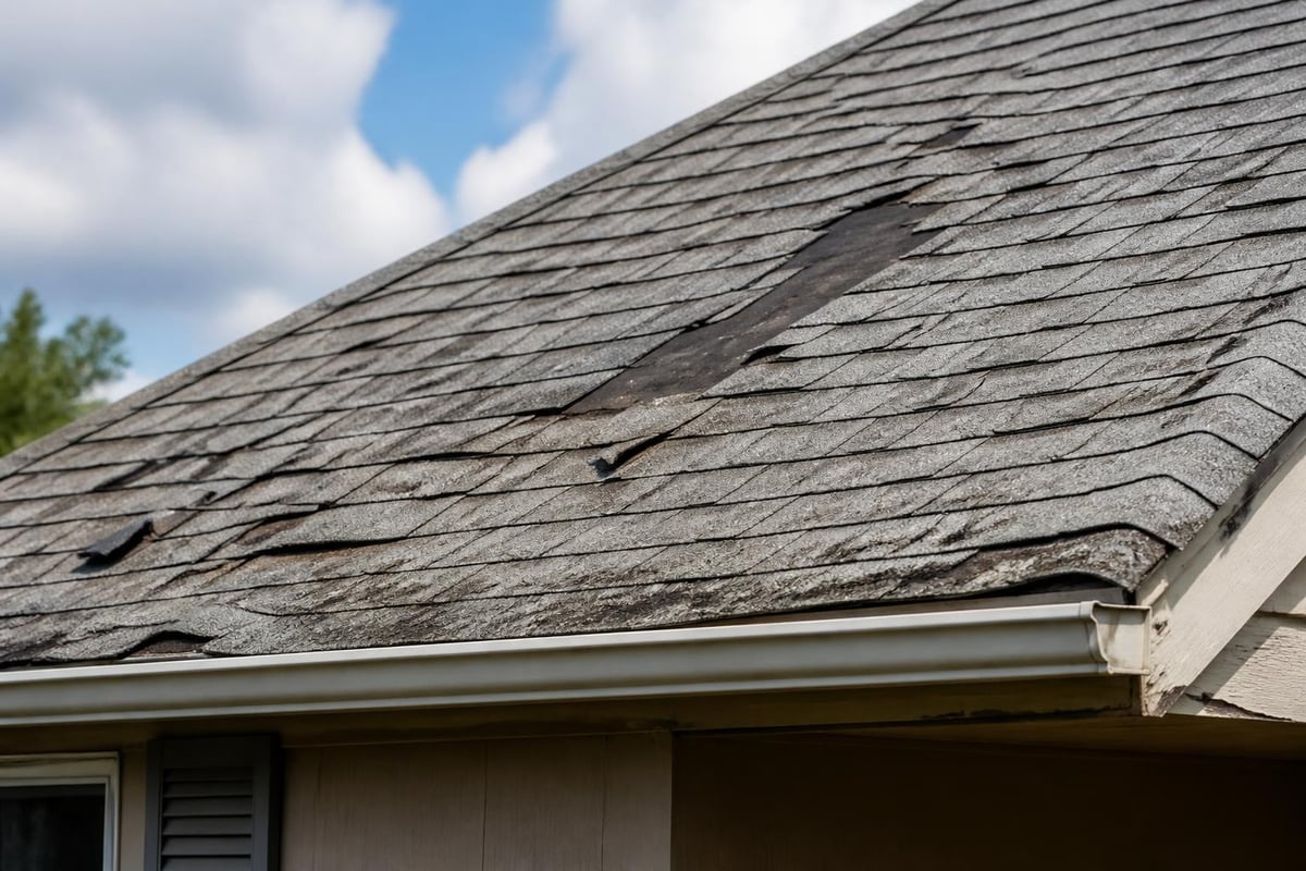 Common roof damage indicators