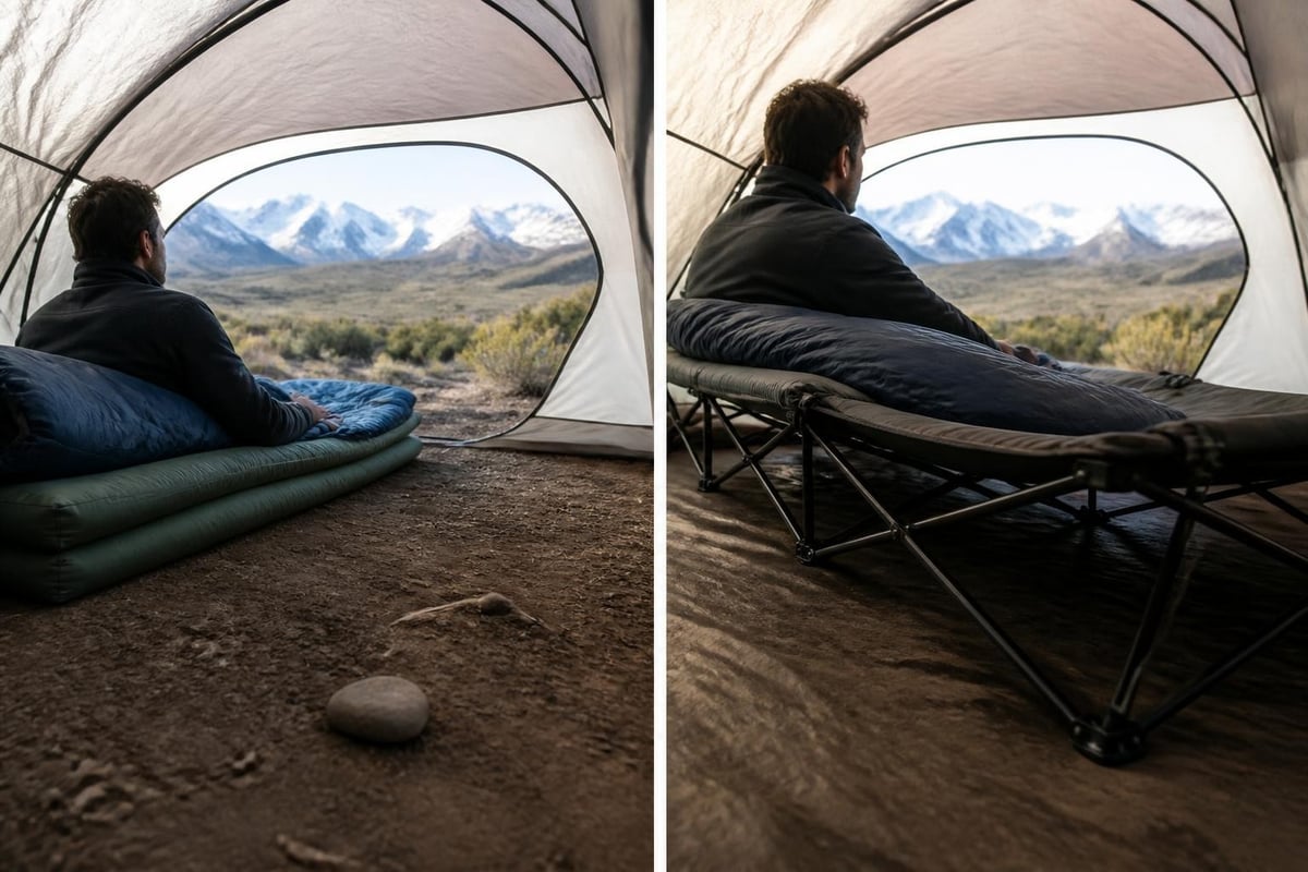 Camping sleep quality comparison