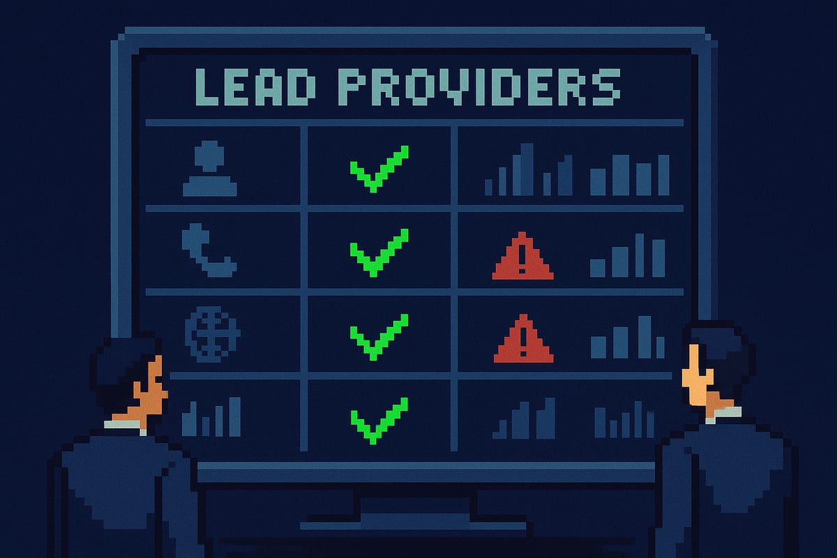 Evaluating Lead Providers: What to Look For