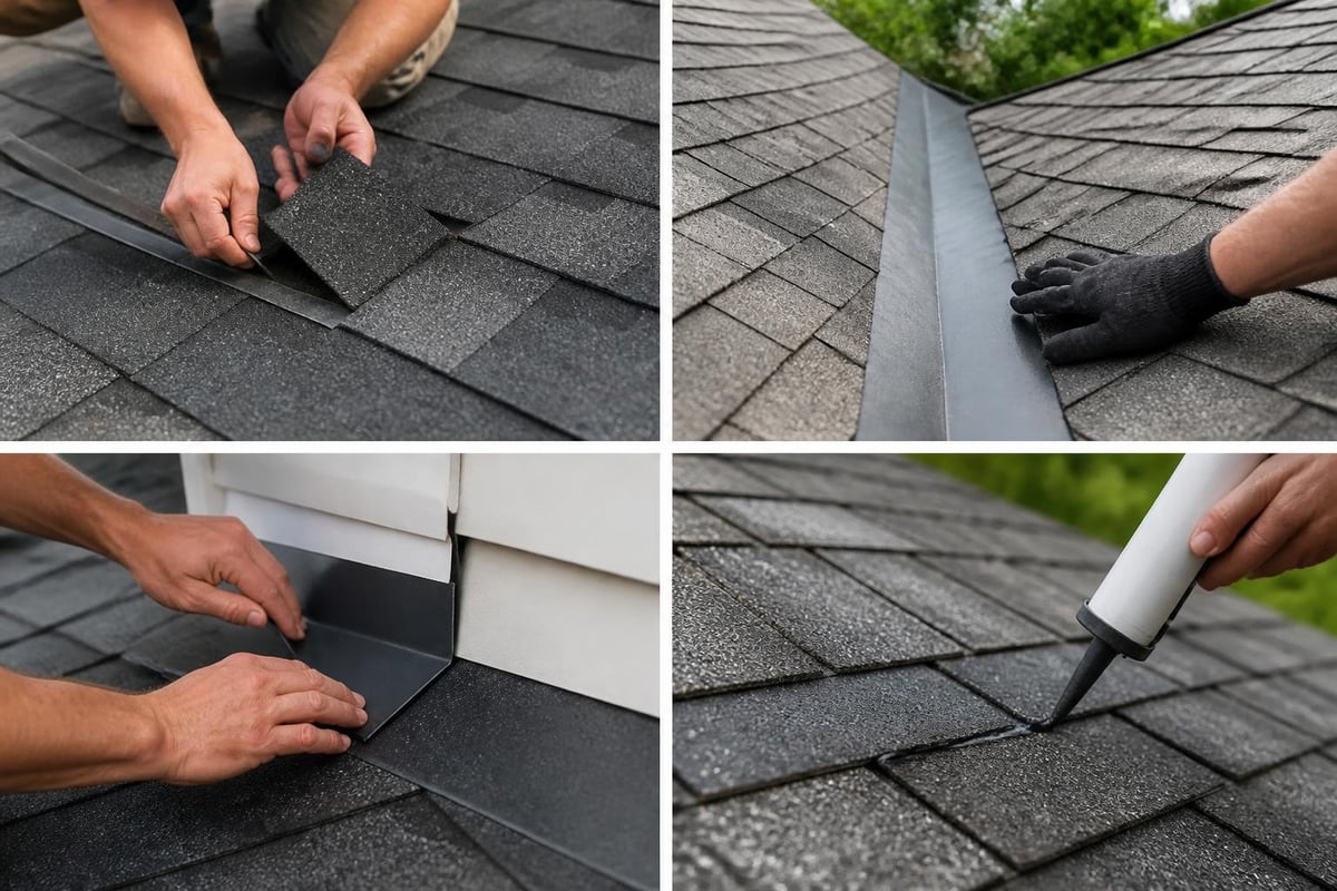 Asphalt shingle repair methods