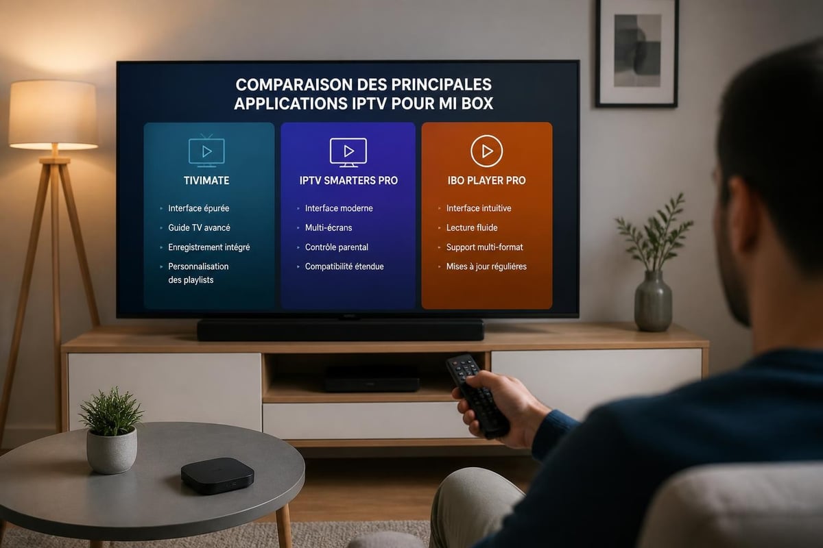 Applications IPTV compatibles Mi Box