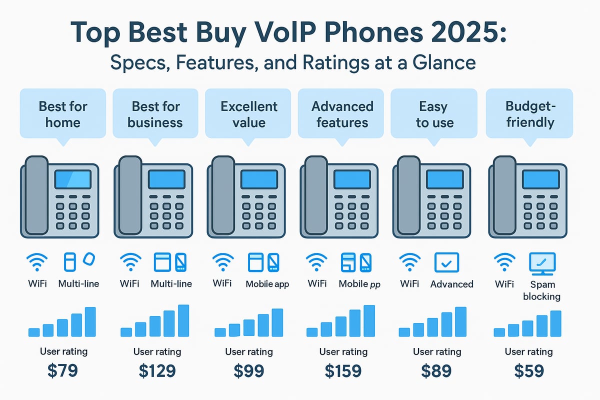 Top Best Buy VoIP Phones for 2025: Models Compared