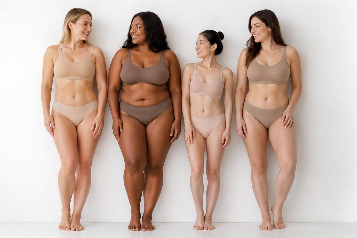 Panty styles for body types