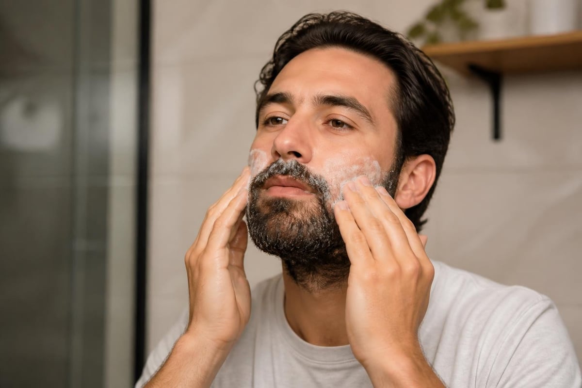 Beard cleansing technique