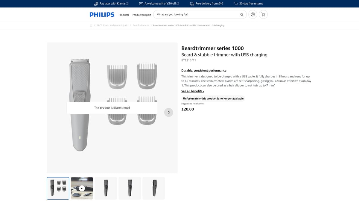 Top 7 Philips Beard Trimmers for Effortless Grooming in 2026 - Philips Series 1000 BT1216/15 Beard Trimmer