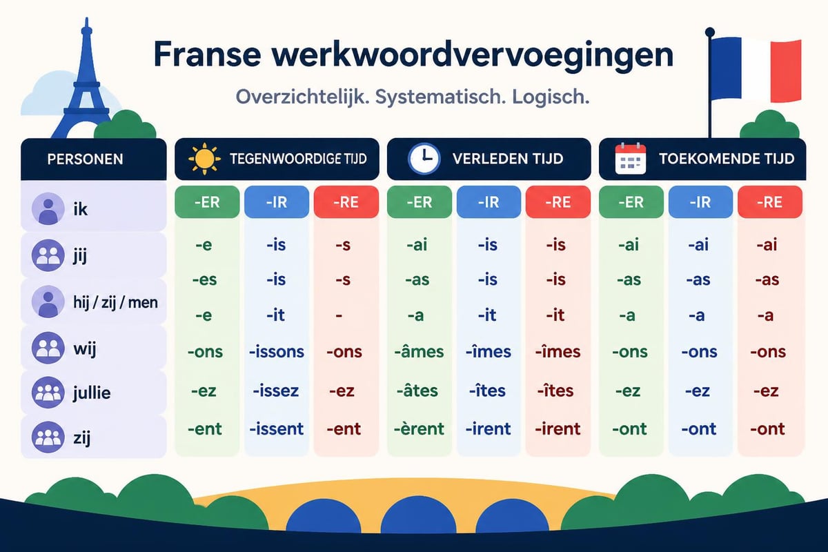 Franse werkwoordvervoegingen