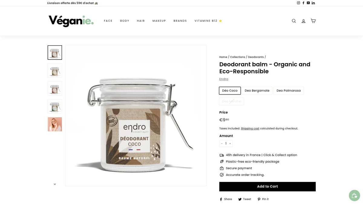 7 Alternatives Deo Vegan Incontournables à Découvrir en 2026 - Endro – Déodorant Baume Naturel & Éco-responsable