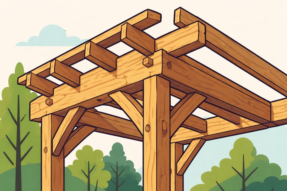 Timber frame joinery components
