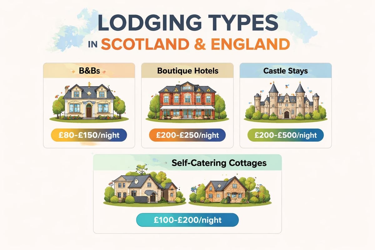 Accommodation options comparison