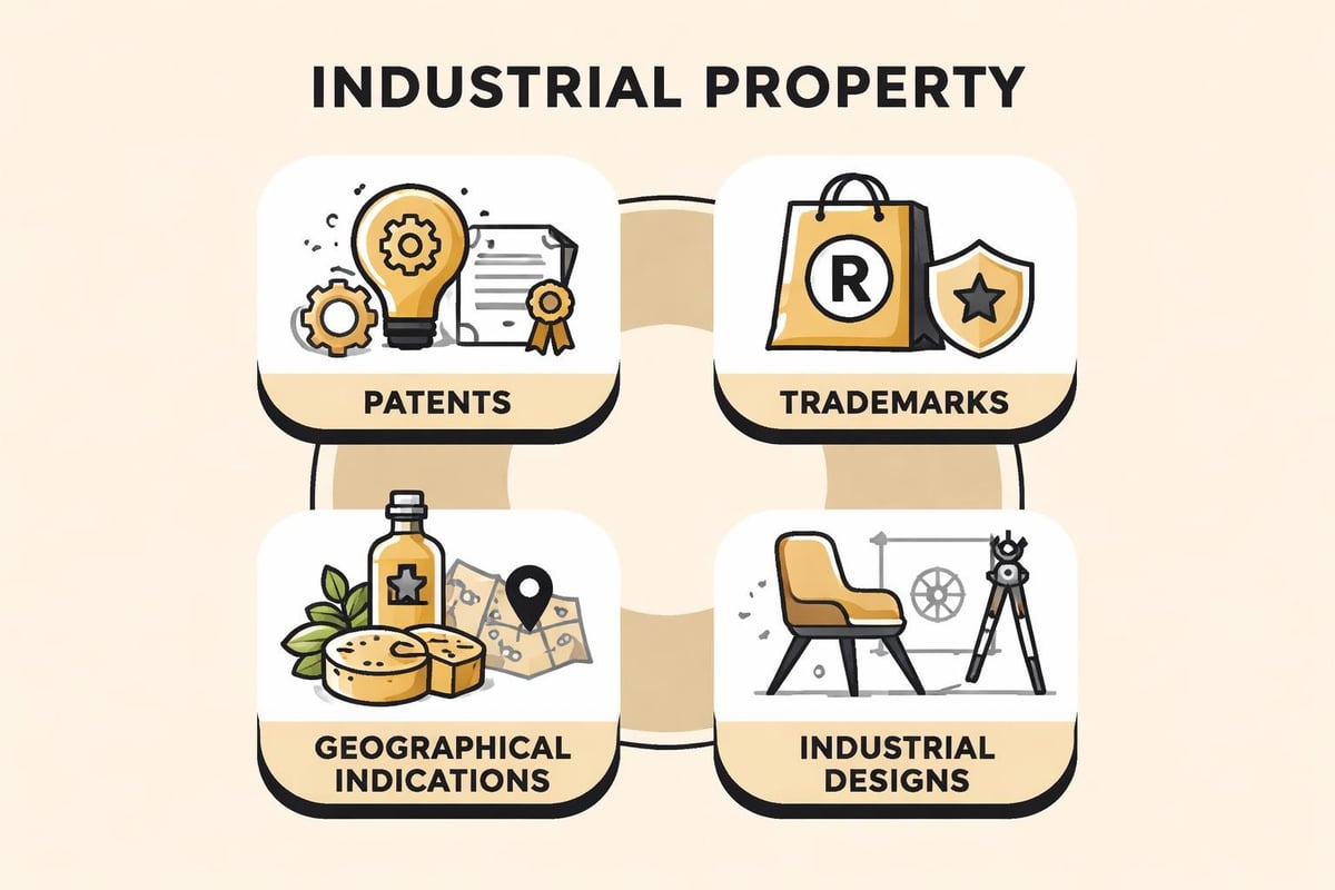 Core categories of industrial property