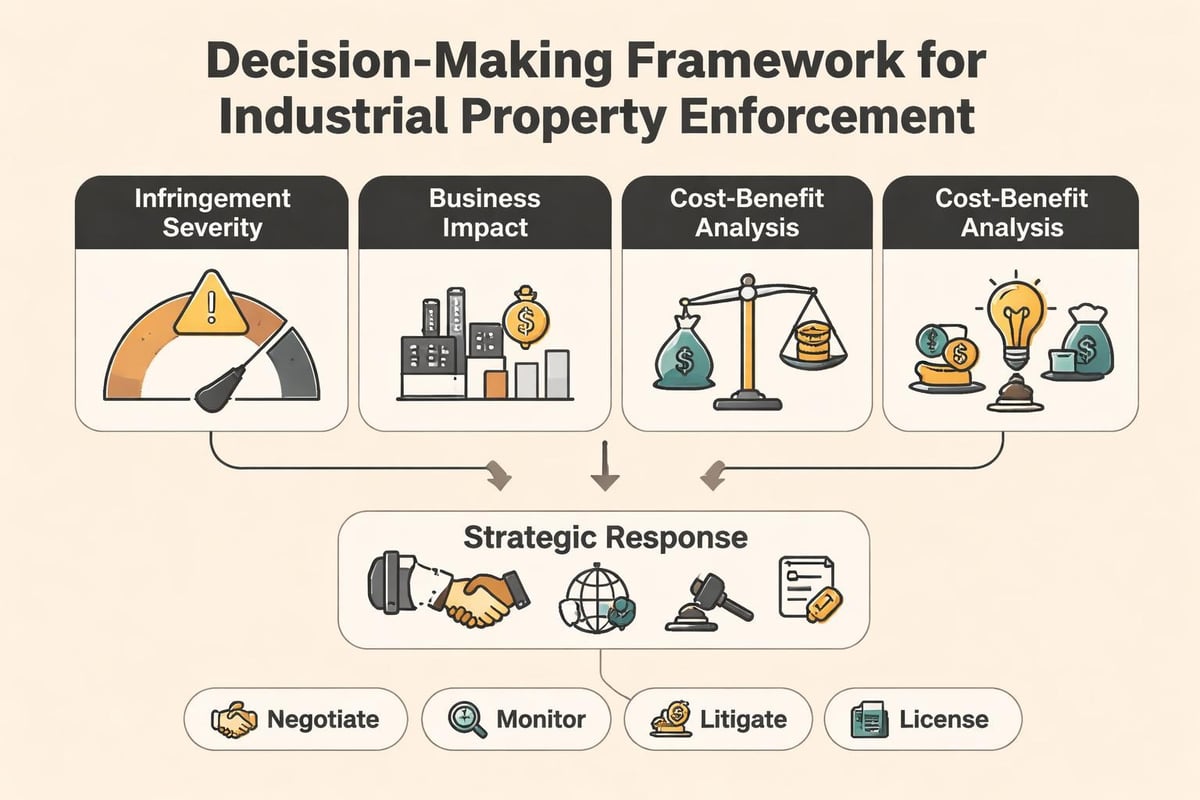 IP enforcement decision framework