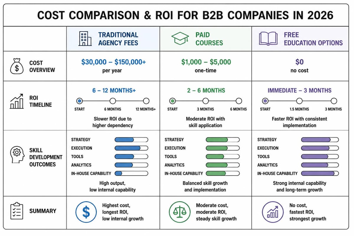 Lead generation education investment comparison