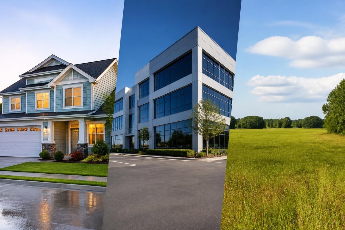 Real estate portfolio property types comparison